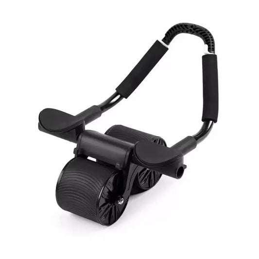 Summerwins Unisex Ab Roller Wheel - Anti-Slip Grip, Smart Rebound Dual-Wheel, Digital Timer, Phone Holder, Eco-Friendly Build, Core Training, Total Body Fitness Tool for Workout, Gym & Home Gym Use